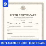 Replacement Certificates (Birth, Marriage, Death)